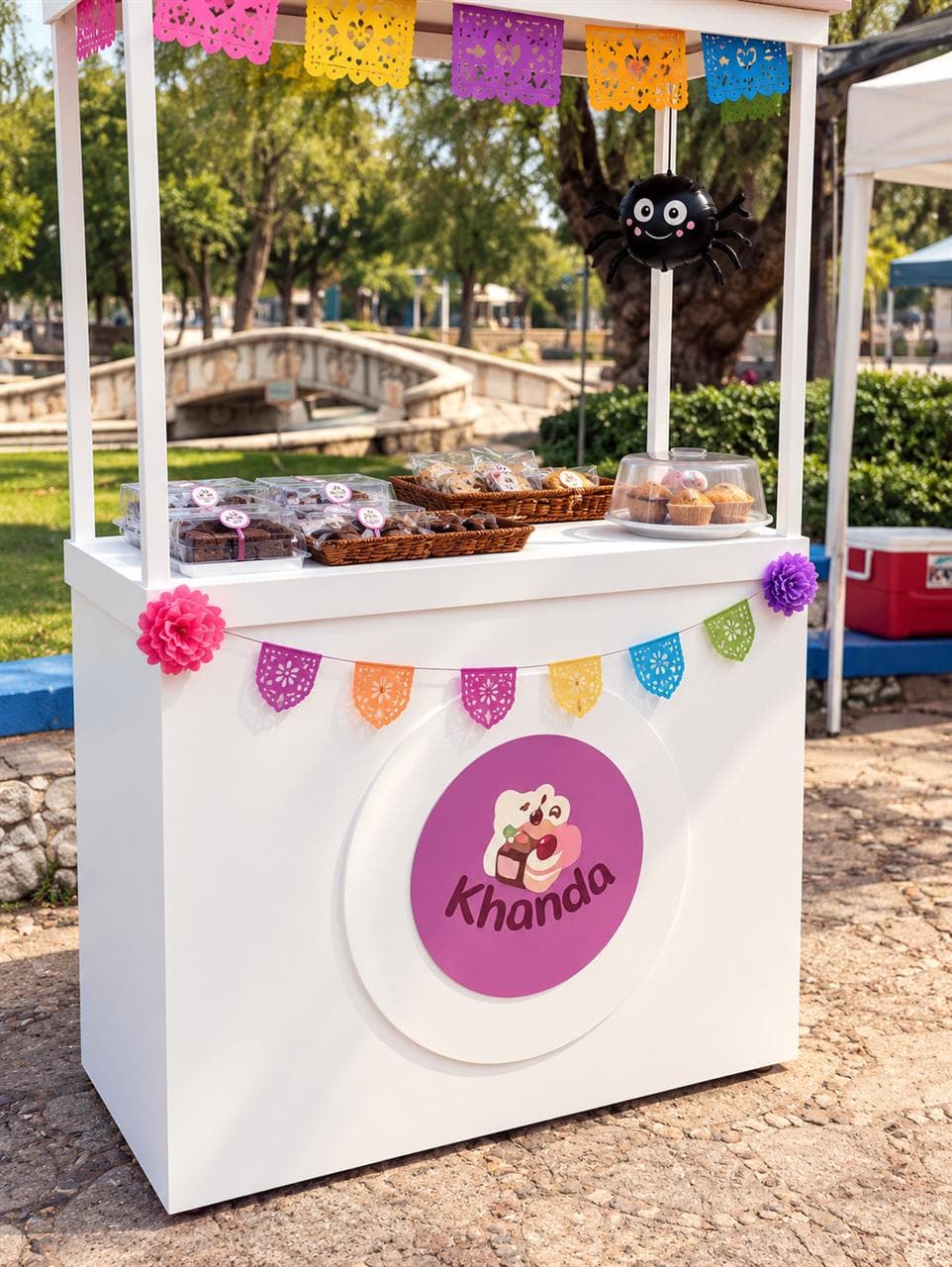 Carrito de exhibición comercial a medida